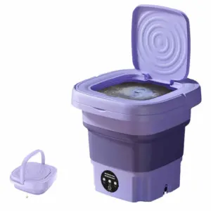 Mini lavadora plegable