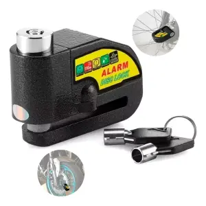 CANDADO PARA MOTO CON ALARMA