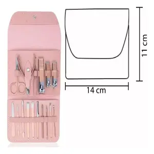 KIT MANICURE PEDICURE X16 PIEZAS