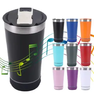 TAZA DE CERVEZA CON MUSICA Y DESTAPADOR