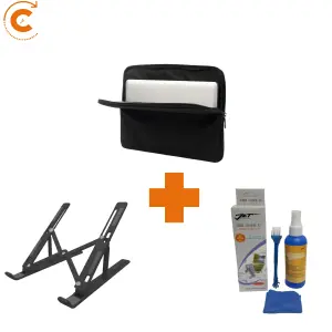 SOPORTE/ESTUCHE/LIMPIADOR PARA PORTATIL