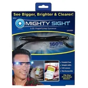 Lupa Tipo Gafas Con Luz Led - Mighty Sig