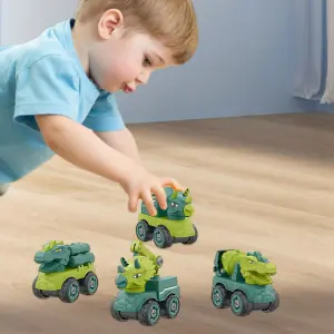 Colección Carros Construccion Dinosaurio