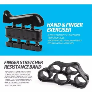 Kit Ejercitador Hand Grip Mano Muñeca: ¡Potencia tu Fuerza y Agarre! - Kit Ejercitador Hand Grip Mano Muñeca