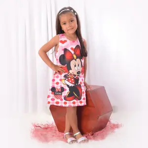 Vestido minnie corazones