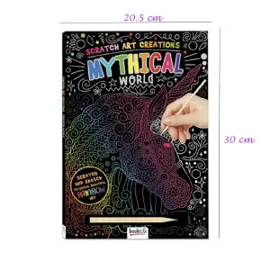 Libro Mágico Dibujos Míticos Para Rascar