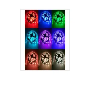 Cinta Led Luces Multicolor 5 Metros Bt