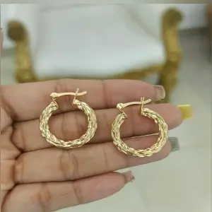 Candongas oro laminado