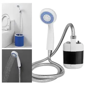 Ducha Portátil Recargable Regadera 1.8Mt