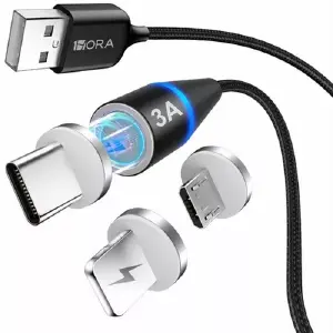 Cable Magnetico MicroUsb Tipo C