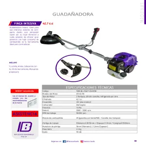 Guadaña a Gasolina 2T - 42.7 CC