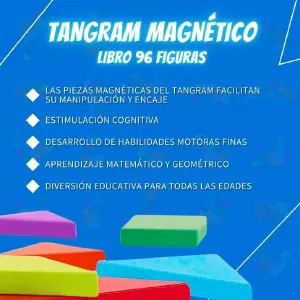 Tangram Magnético Rompecabezas Didáctico
