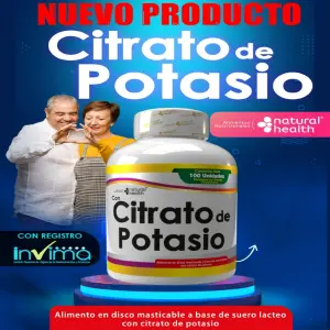 Citrato de Potasio X100 Unds