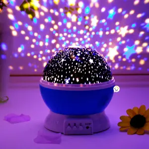 Lampara Proyector 3D Star Master Lunas &