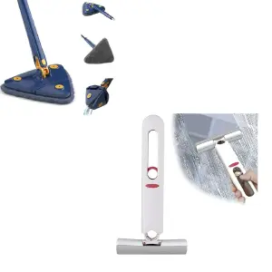 TRAPERO TRIANGULAR + MINI MOP PORTATIL