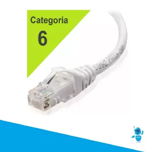 Cable De Red Rj45 Categoría 6a 10 Mts