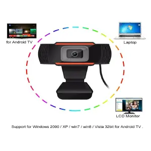 Cámara Web 1080p Para Pc Laptop Usb Web