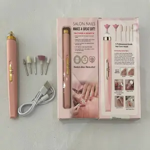 Kit Pulidor De Uñas Eléctrico Recargable