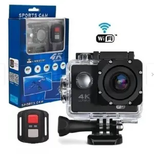 CAMARA MOTO 4K WIFI + CONTROL