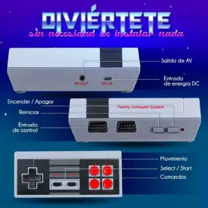 Mini Consola Retro Videojuegos Clásica 6