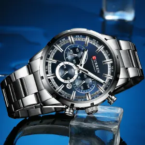 Reloj Curren 8355 Cronógr en acero inox