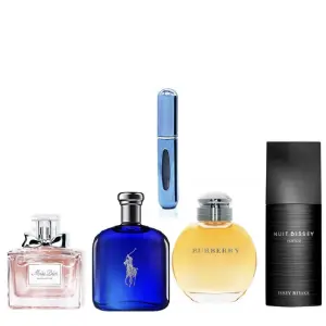 KIT (X4 perfumes+perfumero)