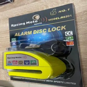 Candado Moto Alarma Freno De Disco O Bic