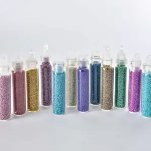 CAVIAR DECORATIVO UÑAS X 12 SURTIDO