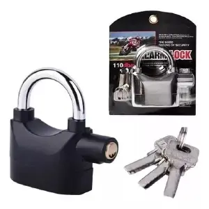 CANDADO PARA MOTO FRENO DE DISCO+ ALARMA