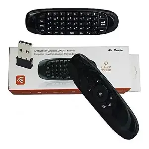 Control Smart Tv Air Mouse Teclado Luces