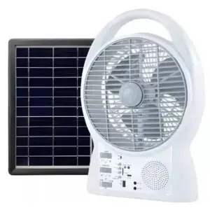VENTILADOR CON PANEL SOLAR  8” GD-8029