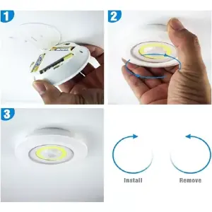 X3 Luces Led Inalámbrica Con Control