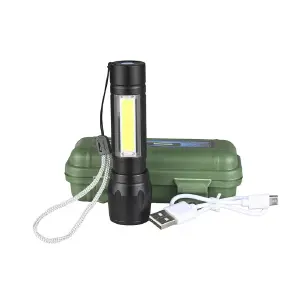Linterna Recargable Pequeña USB 