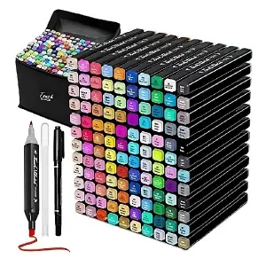 SET DE MARCADORES 120 PIEZAS