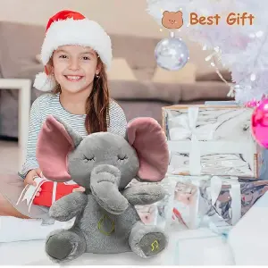 Peluche Elefante Con Respiración Rítmica