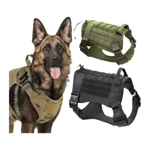 Pechera Militar Para Perro Verde