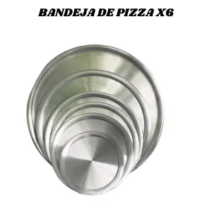 BANDEJA DE PIZZA X6 UNIDADES