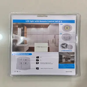Luz lampara led adhesiva x3