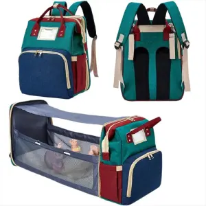 Morral Pañalera Tipo Cuna Con Cambiador