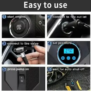 Compresor De Aire Digital Para Auto
