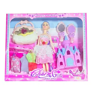 Muñeca Vestidos Castillo Accesorios