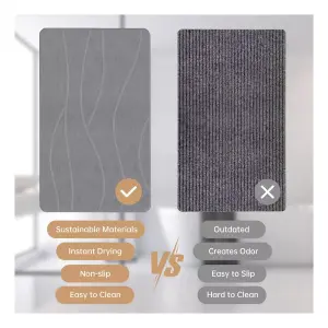 Tapete Piedra Diatomita Ultra Absorbente: Elegancia y funcionalidad para tu hogar - Tapete Piedra Diatomita Ultra Absorbente