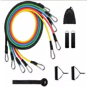Set 11 Piezas Bandas Elasticas Tubulares