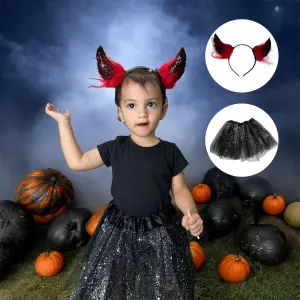 Disfraz Cuernos Tutu Halloween OF-1489
