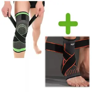 Rodillera Deportiva + Tobillera