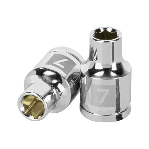Dado de 7 mm, 6 puntas, cuadro 3/8"