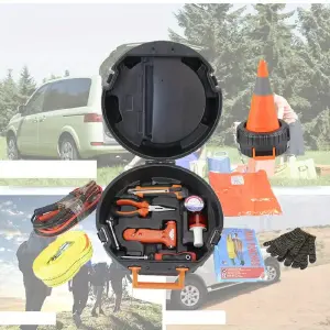 Kit Caja Herramientas Seguridad De Auto
