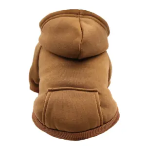 Hoodie Marrón-Ropa Mascota