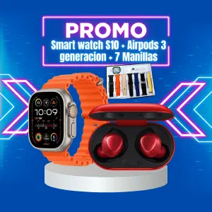 SMART WATCH S10+AUDIFONOS BUDS SAMSUNG P