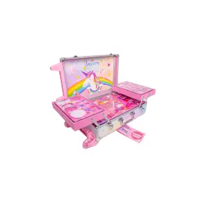 Set Maquillaje Unicornio Valija Kit Comp
